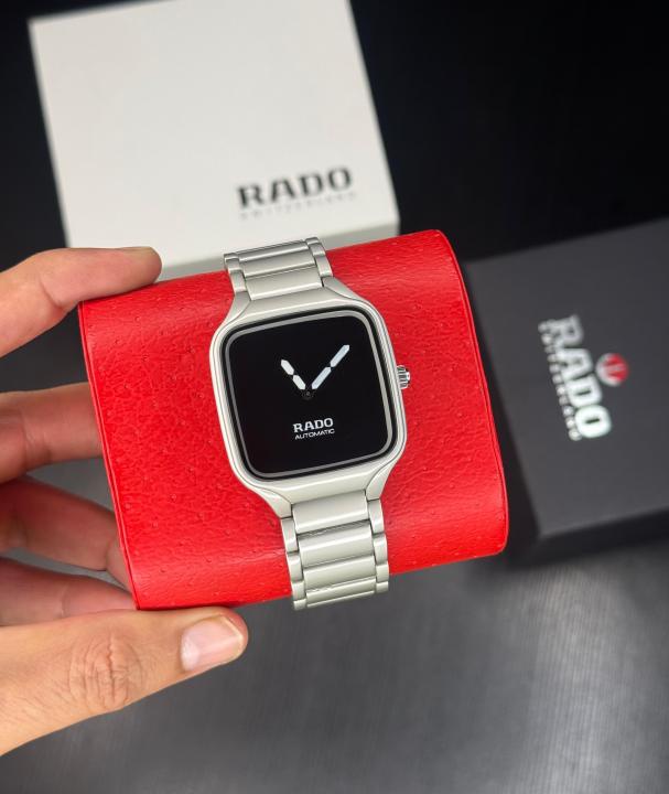 RADO TRUE SQUARE QUARTZ SILVER WATCH