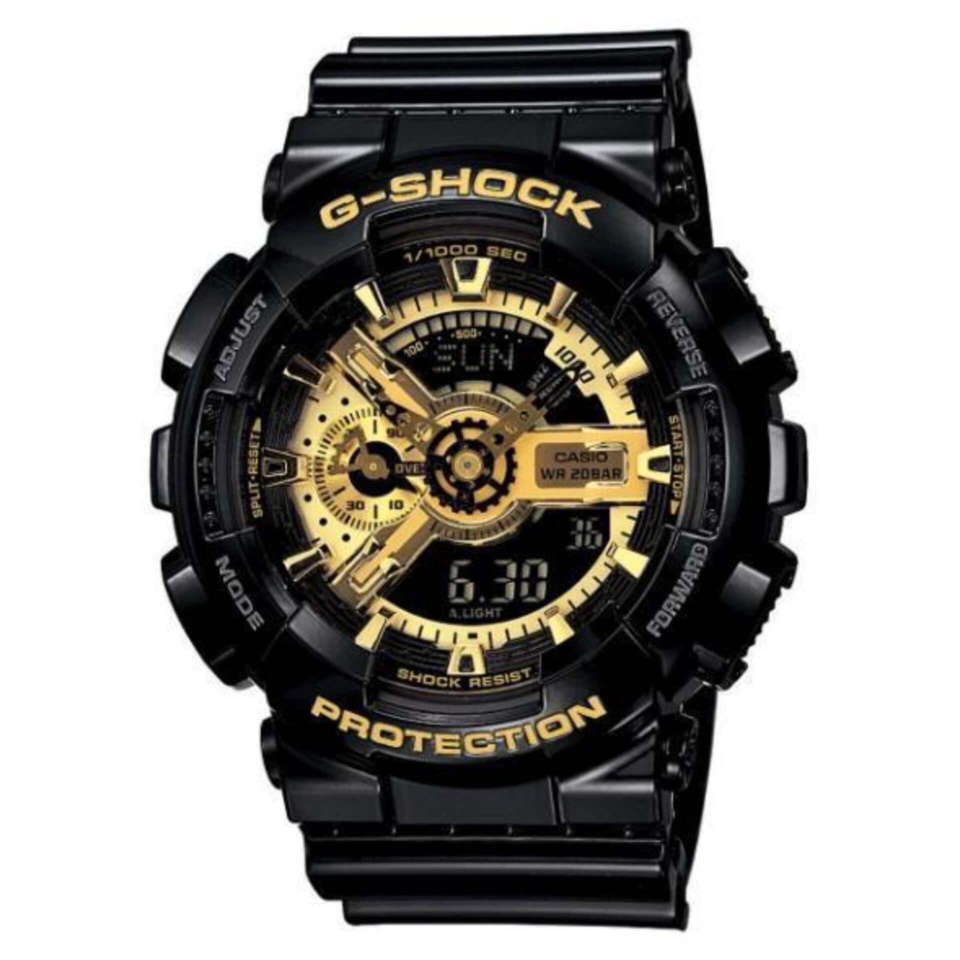 G SHOCK CASIO GA-110-1ADR ANALOG-DIGITAL WITH ORIGINAL BOX