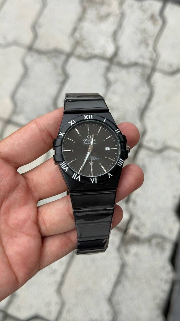 OMEGA CO-AXIAL CHRONOMETER FULL BLACK