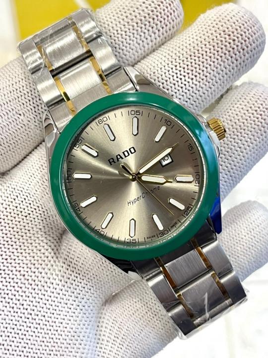 RADO HYPERCHROME – BOLD GREEN BEZEL EDITION