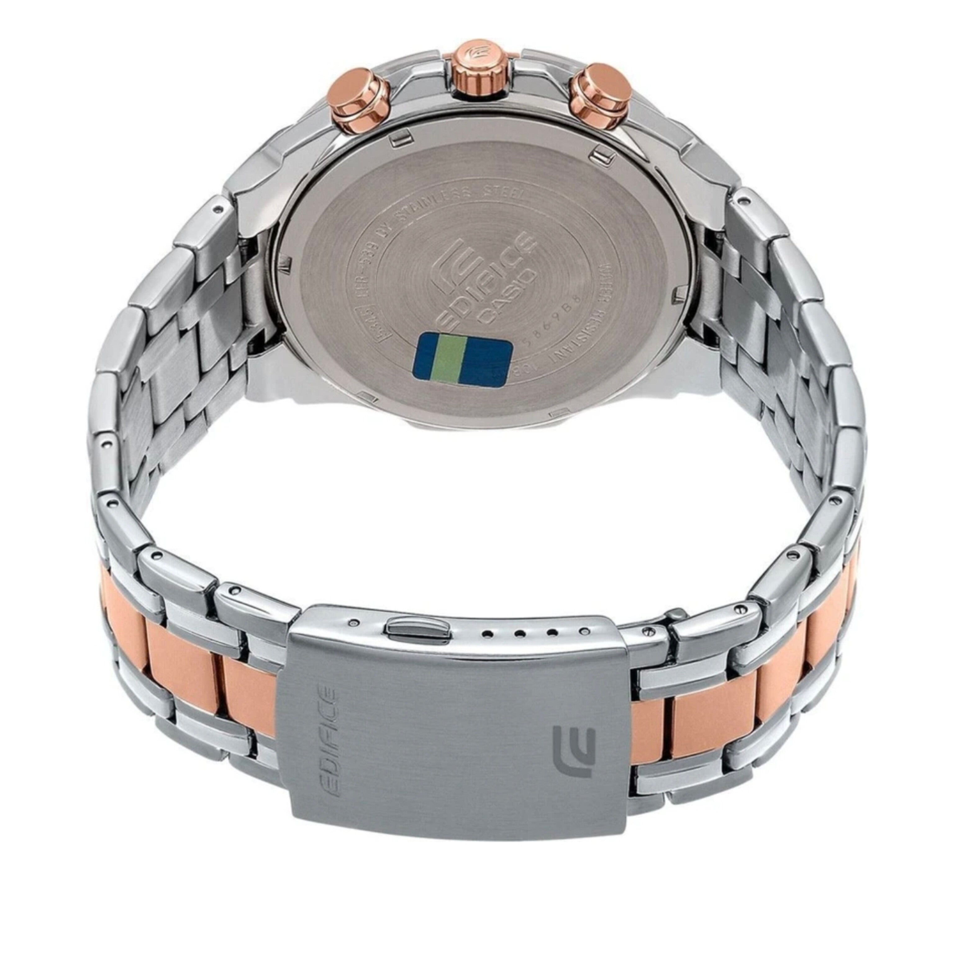 EDIFICE CASIO CHRONOGRAPH WATCH (DUAL TONE COPPER)