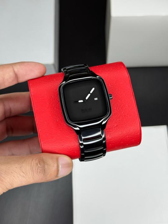 RADO TRUE SQUARE QUARTZ BLACK WATCH