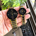 RADO COUPLE GOLD TT BLACK