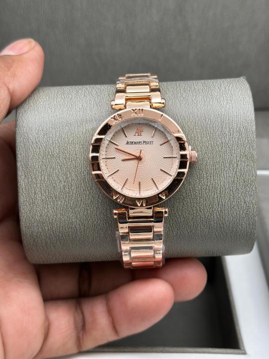 Audemars Piguet Women Rosegold Curve Roman Dial