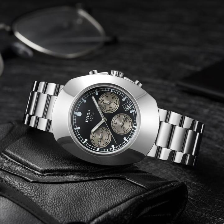 RADO NEW ORIGINAL CHRONOGRAPH 100M (SILVER BLACK)