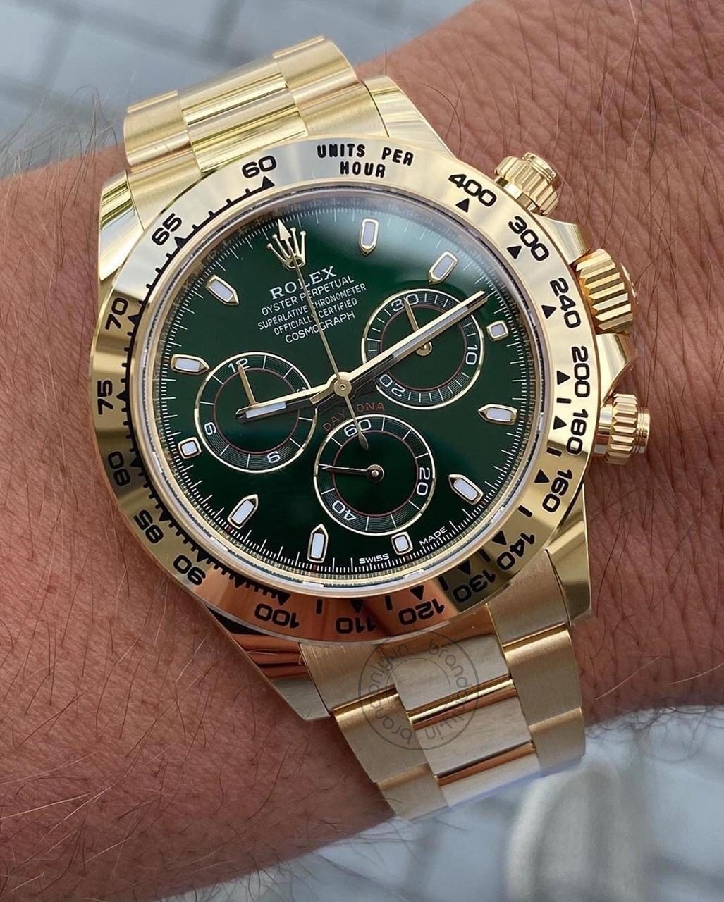 ROLEX DAYTONA GREEN GOLD (CELL MODEL)