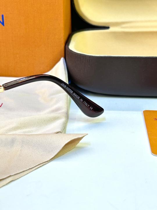 LV_ LOUI BLACK GOLDEN PREMIUM QUALITY SUNGLASS FA 1068