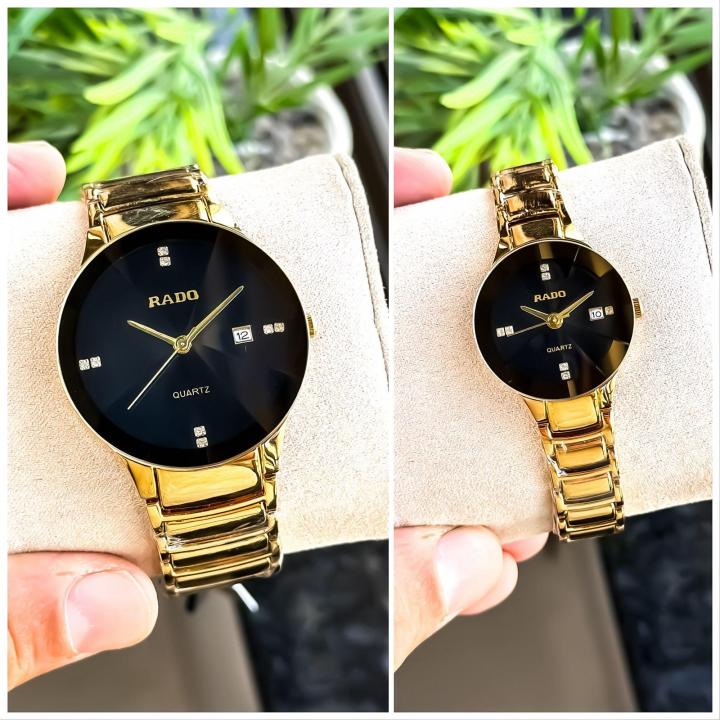 RADO COUPLE GOLD BLACK