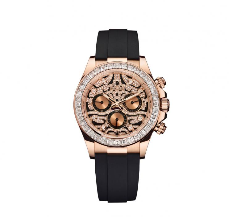 ROLEX EYE OF TIGER ROSE GOLD DIAMOND AT200