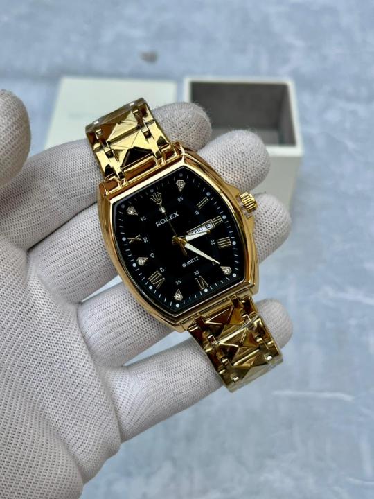 ROLEX CELLINI GOLD BLACK