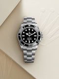 ROLEX SUBMARINER SILVER BLACK (AUTOMATIC)