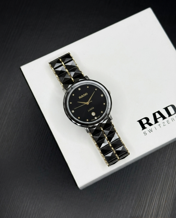 RADDO JUBILE BLACK CERAMIC SINGLE DIAMOND