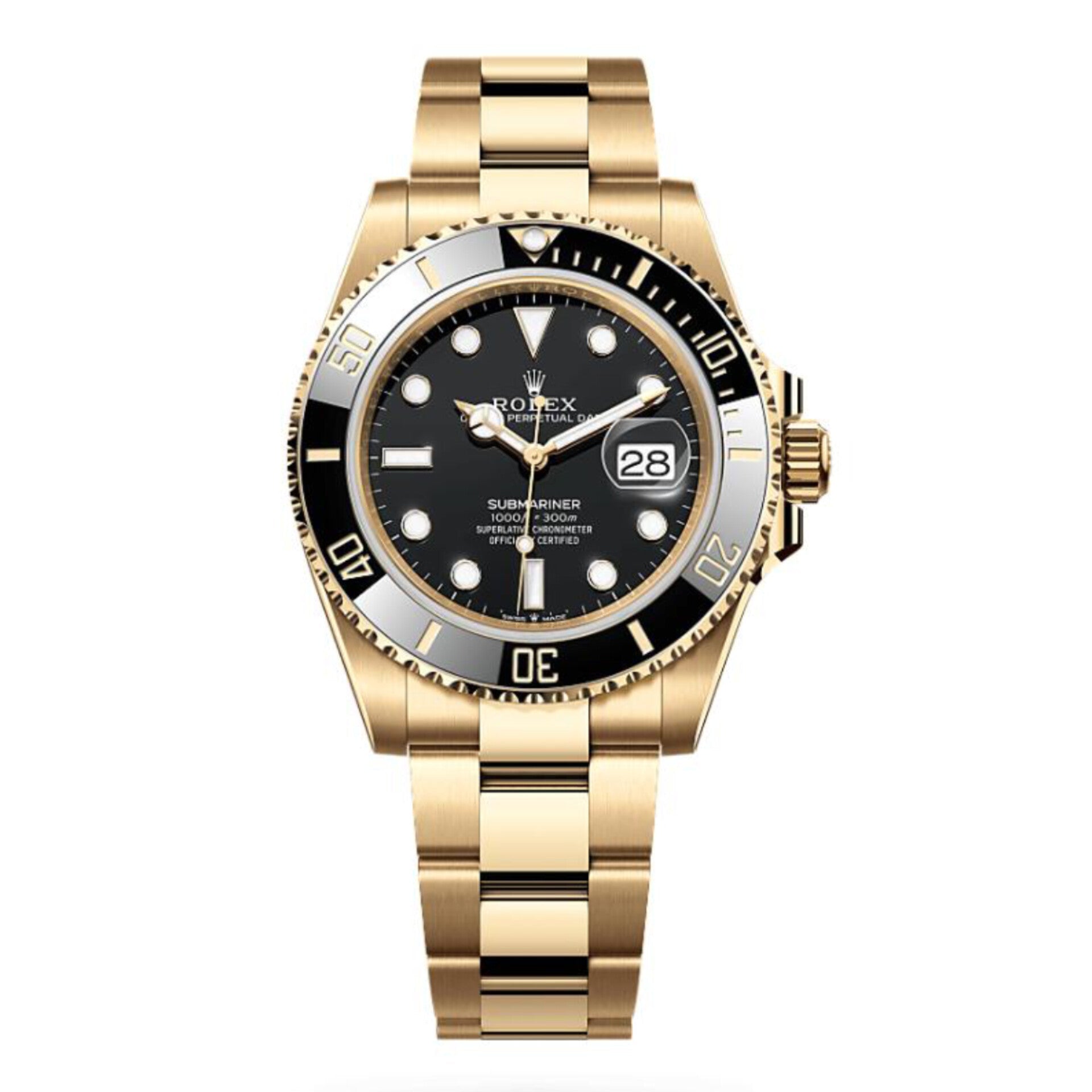 ROLEX SUBMARINER GOLD BLACK (AUTOMATIC)