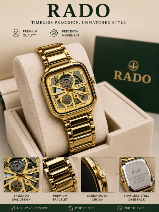 RADO TRUE SQUARE FULL GOLD