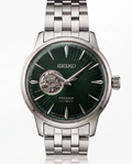 SEIKO PRESAGE SILVER GREEN DAIL