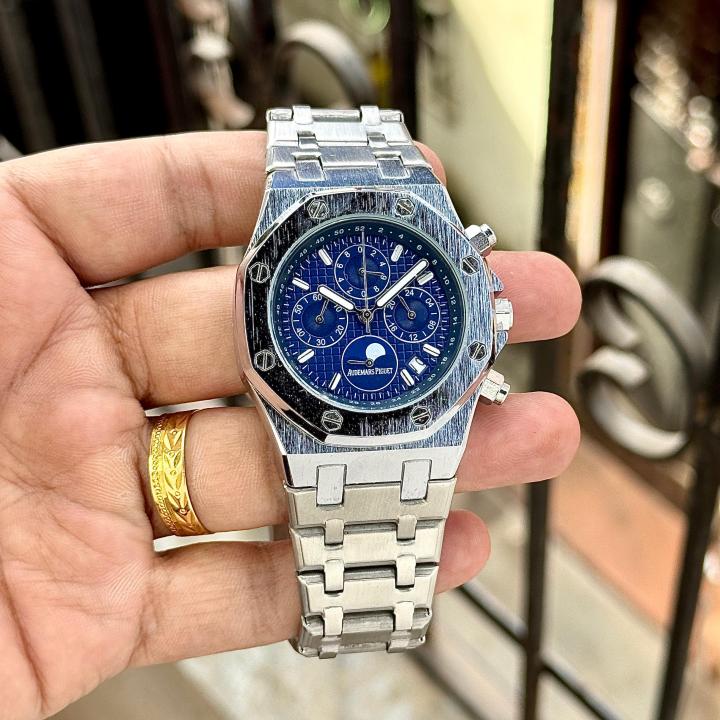 AUDEMARS PIGUET AP SILVER BLUE 20