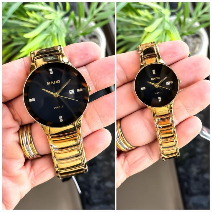 RADO COUPLE GOLD BLACK